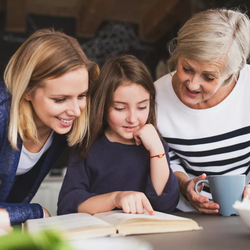 Three Generations of Women